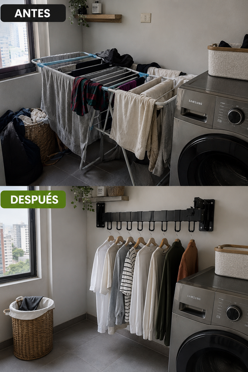 Tendedero de brazo plegable FlexDry®