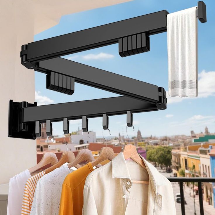 Tendedero de brazo plegable FlexDry®